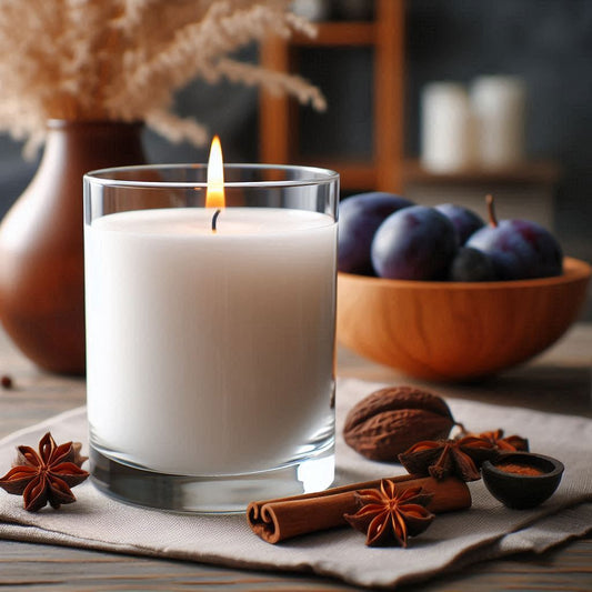 Dark Plum & Sandalwood Luxury Artisan Candle - 30cl