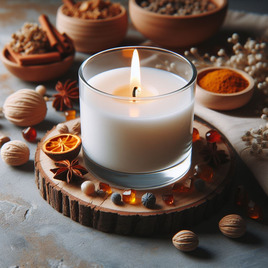 Sandalwood & Amber - Luxury Artisan Candle - 9cl