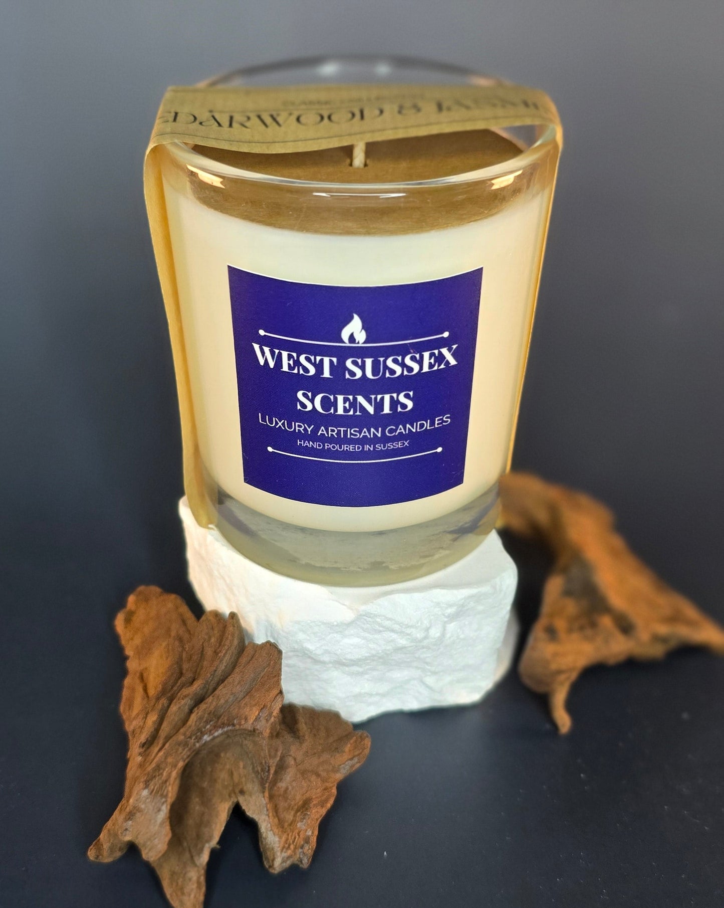 Cedarwood and Jasmine - Luxury Artisan Candle - 30cl